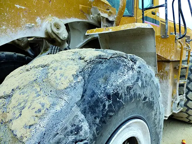 Ekskavatör lastik koruma zinciri